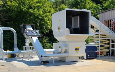 Cresswood delivers and installs a new shredder for pallet recycling in Lebanon, PA