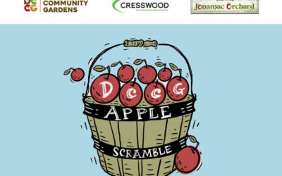 Cresswood Cares Sponsors the Apple Scramble for the DeKalb County Community Gardens